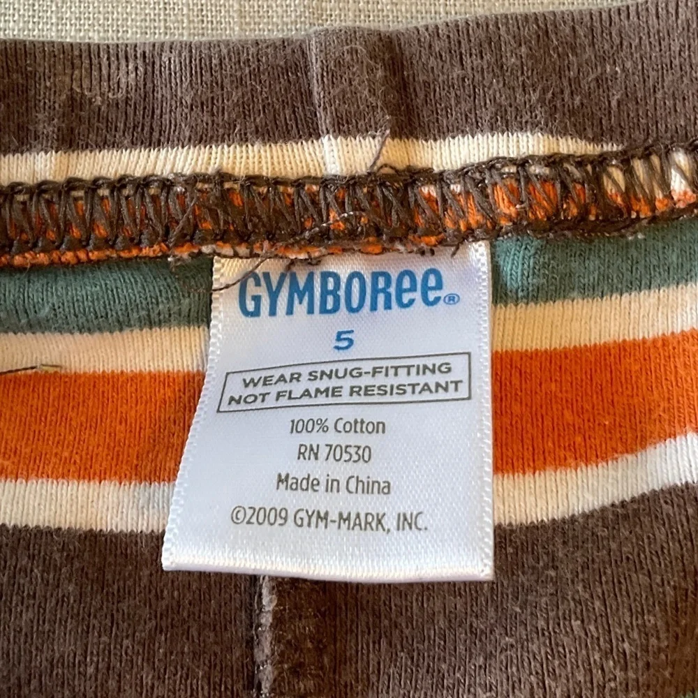 Gymboree Orange and White Striped Kids Shorts